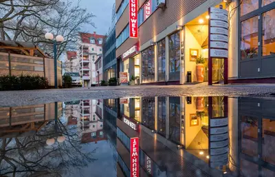 Das Gebäude in dem sich das Hotel befindet