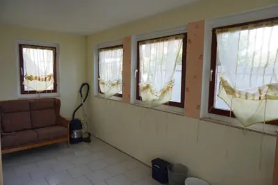 Ein Sitzbereich in der Unterkunft Casa W