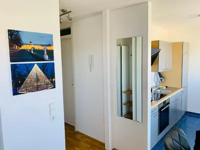 Küche/Küchenzeile in der Unterkunft AnNa Home & Sunny Home Apartments