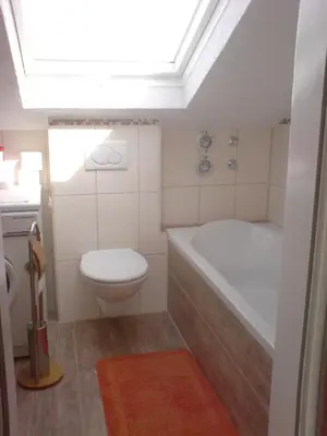 Ein Badezimmer in der Unterkunft Fewo-Nescht