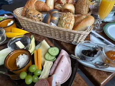 Essen in der Pension oder in der Nähe