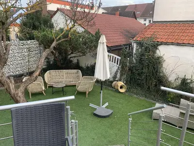 Ein Garten an der Unterkunft Carpe diem