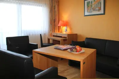 Ein Sitzbereich in der Unterkunft Hotel Südpfalz-Terrassen
