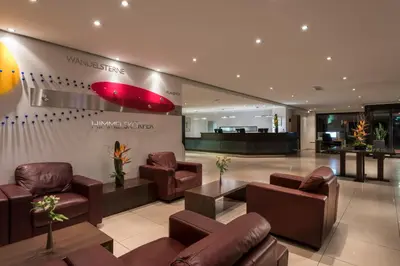 Ein Sitzbereich in der Unterkunft Mercure Hotel Mannheim am Friedensplatz