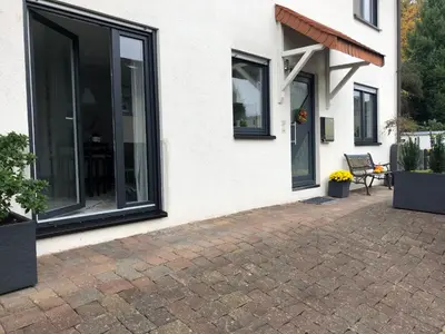 Das Gebäude in dem sich die Ferienwohnung befindet