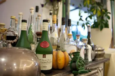 Getränke in der Unterkunft Hotel-Restaurant Haus Nicklass