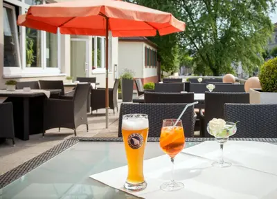 Getränke in der Unterkunft Amtsstüble Hotel & Restaurant
