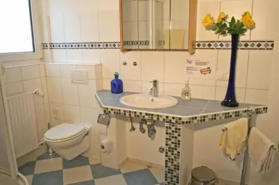 Ein Badezimmer in der Unterkunft Hotel Irene