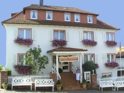 Das Gebäude in dem sich das Hotel befindet