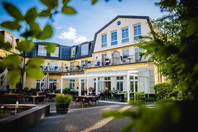 Das Gebäude in dem sich das Hotel befindet