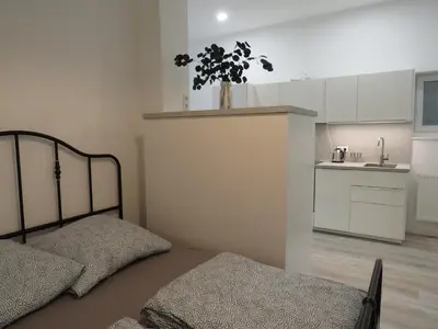 Ein Bett oder Betten in einem Zimmer der Unterkunft L8 Street - Mannheim Innenstadt