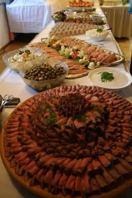 Essen in der Pension oder in der Nähe