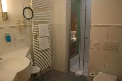 Ein Badezimmer in der Unterkunft Ringhotel Winzerhof