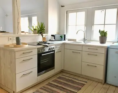 Küche/Küchenzeile in der Unterkunft Apt8 - Ferienwohnung Brötzingen DG