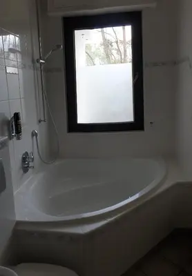 Ein Badezimmer in der Unterkunft Wolfschlucht