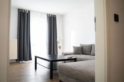Ein Sitzbereich in der Unterkunft AP Hotel Mannheim Viernheim