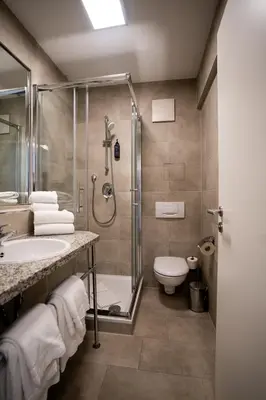 Ein Badezimmer in der Unterkunft AP Hotel Mannheim Viernheim