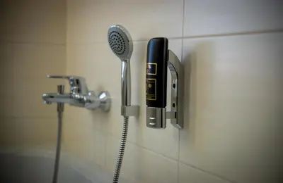 Ein Badezimmer in der Unterkunft Wertheimer Stuben