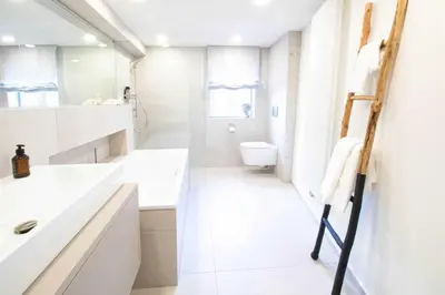 Ein Badezimmer in der Unterkunft Adlerlodge - Ferienhaus