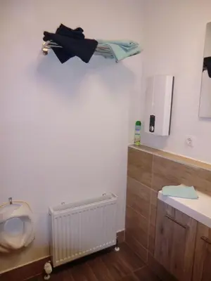 Ein Badezimmer in der Unterkunft A23 Apartment in Abstatt am Stadtkern