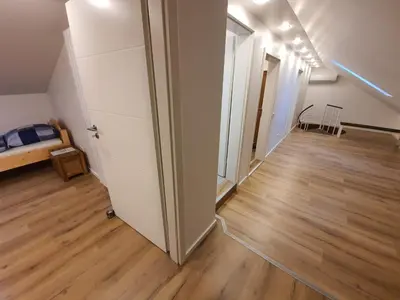Ein Bett oder Betten in einem Zimmer der Unterkunft Handwerkerwohnung - Monteurunterkunft