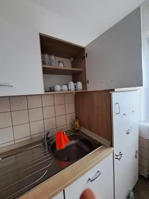 Küche/Küchenzeile in der Unterkunft Wohnung mit 2 - 3 Zimmern