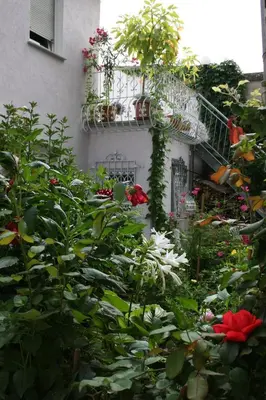 Ein Garten an der Unterkunft TerasenAppartement