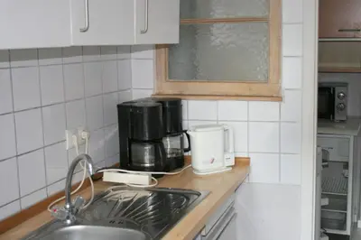 Küche/Küchenzeile in der Unterkunft TerasenAppartement