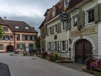 Das Gebäude in dem sich das Hotel befindet