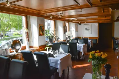 Ein Sitzbereich in der Unterkunft Hotel-Restaurant Kölbl