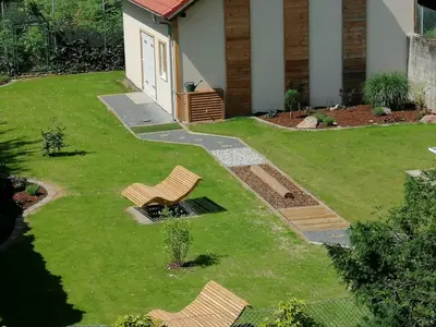 Ein Garten an der Unterkunft PANORAMA Hotel Heimbuchenthal
