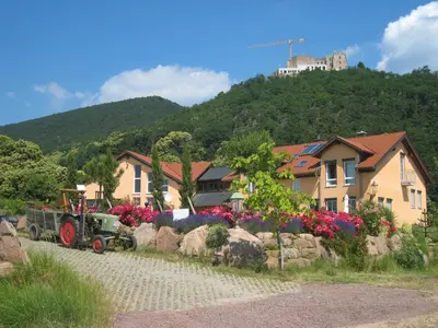 Ein allgemeiner Bergblick oder ein Berglick von des Bed & Breakfasts aus