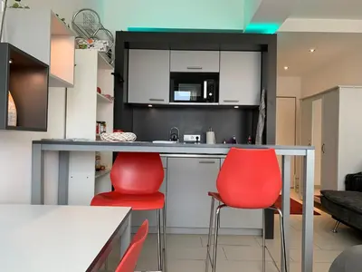 Küche/Küchenzeile in der Unterkunft Exklusive Wohlfühloase by Rabe - Parkplatz, Smart-TV, Netflix