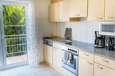 Küche/Küchenzeile in der Unterkunft 153 m² Haus mit 6 Schlafzimmern für 12 Persoen