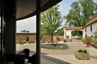 Ein Garten an der Unterkunft Hotel Restaurant Zeiskamer Mühle