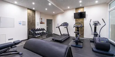 Das Fitnesscenter und/oder die Fitnesseinrichtungen in der Unterkunft PLAZA Residence Stuttgart-Ditzingen