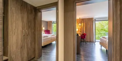 Ein Bett oder Betten in einem Zimmer der Unterkunft PLAZA Residence Stuttgart-Ditzingen