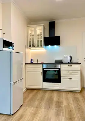 Küche/Küchenzeile in der Unterkunft Wohnung im Erdgeschoss