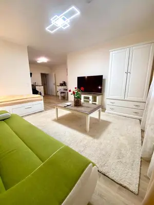 TV/Unterhaltungsangebot in der Unterkunft Wohnung im Erdgeschoss