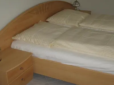 Ein Bett oder Betten in einem Zimmer der Unterkunft Gästeapartments Haus Kohler