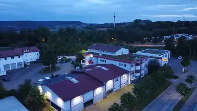 Das Gebäude in dem sich das Hotel befindet