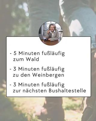 Grundriss der Unterkunft Pfälzer Herzel mit 2 Schlafzimmern und Blick über die Rheinebene kostenfreiem Parkplatz und Wlan fußläufig zum Wald und den Weinbergen Weinkühlschrank Brötchenservice Garten mit Gasgrill