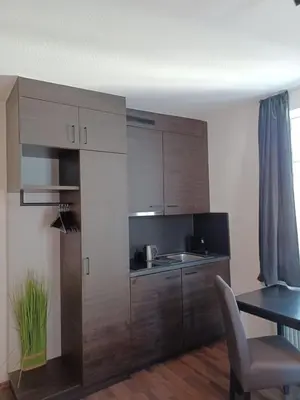 Küche/Küchenzeile in der Unterkunft Hotel Klosterpost