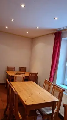 Ein Sitzbereich in der Unterkunft Hotel Kartäuser Hof Mainz Bodenheim