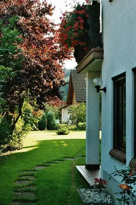 Ein Garten an der Unterkunft Ferienhaus Moser