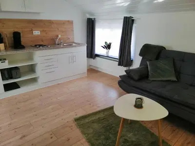 Küche/Küchenzeile in der Unterkunft Ferienwohnung Benz