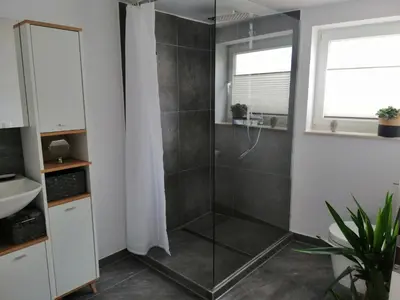 Ein Badezimmer in der Unterkunft Ferienwohnung Benz