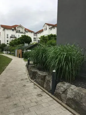 Ein Garten an der Unterkunft Ferienwohnung-Ludwigsburg-City