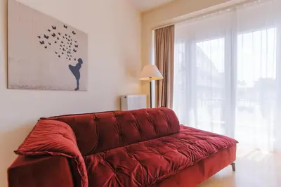 Ein Sitzbereich in der Unterkunft Hotel Villa Medici