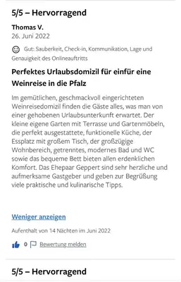 Grundriss der Unterkunft Weinreisedomizil mit eigenem Garten und Parkplatz